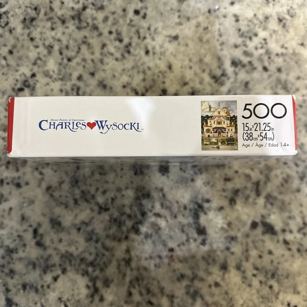 - Charles Wysocki - Lady Liberty's Independence Day Enterprising - 500 Piece NEW